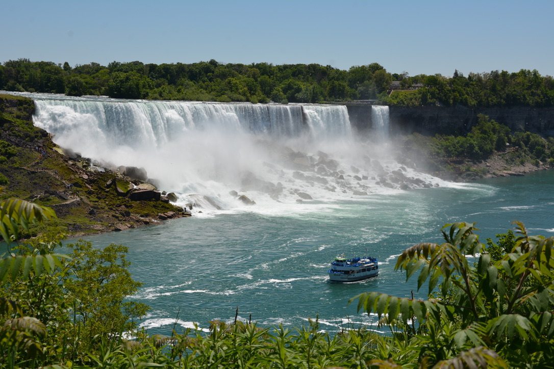 Travel photograph from our magnificent aerial views of the niagara falls from the canadian side story