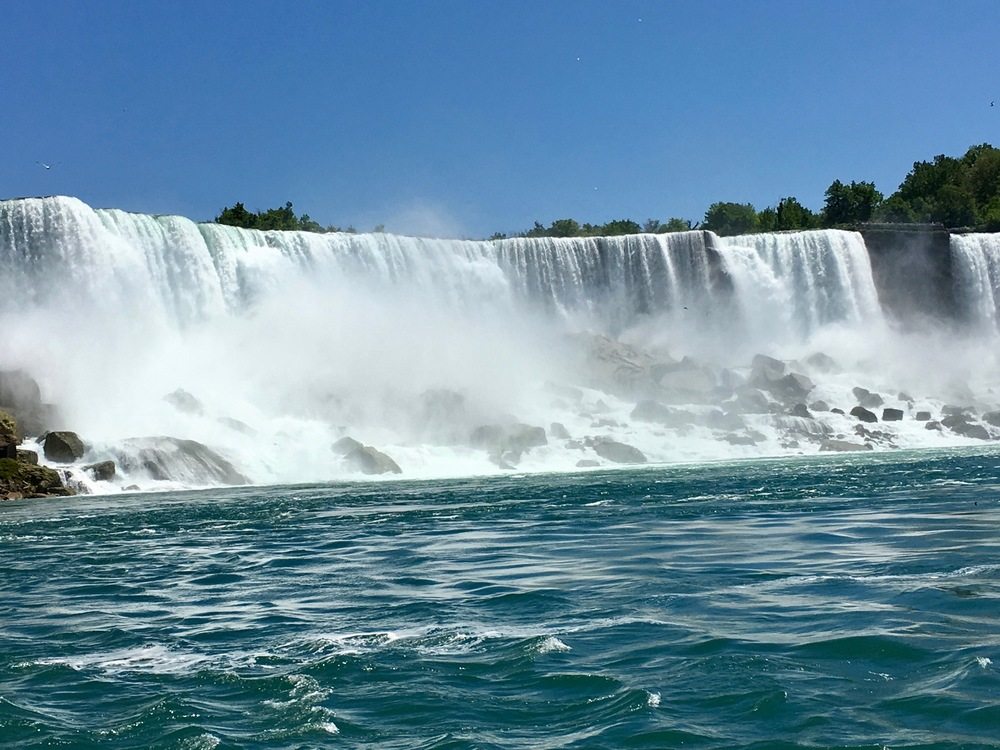Travel photograph from our magnificent aerial views of the niagara falls from the canadian side story