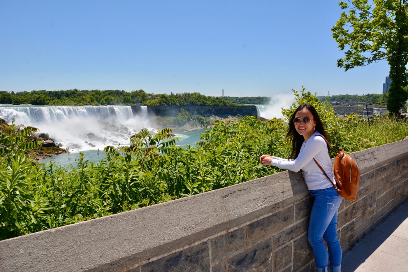 Travel photograph from our magnificent aerial views of the niagara falls from the canadian side story